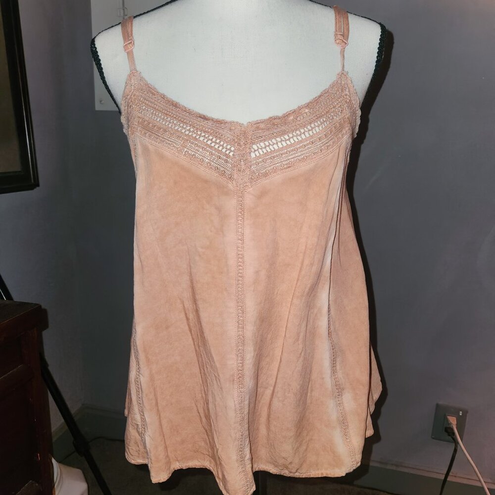 Knox Rose Mauve Y2K inspired Camisole Tank Adjustable Straps sz XS EUC